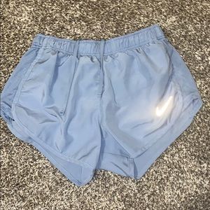 Small baby blue Nike shorts